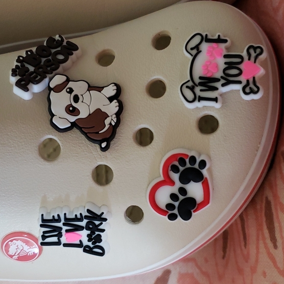 (B) Dog Charms for Croc Shoes Bulldog Charm Pug Charm - Picture 4 of 13